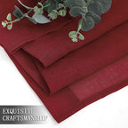 Tollpiz Sheer Curtain Linen Textured Bedroom Curtains Sheer Light Filtering Rod - Image 7