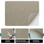 J.CARP 2Pcs Linen Repair Patches, Large Self-Adhesive Fabric Patch - Image 3