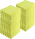 Microfiber Cleaning Cloths, 48 Pack, All-Purpose, Highly Absorbent, Washable by JDHomease