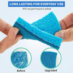 HOMERHYME Non-Scratch Cellulose Scrub Sponges 12 Pack, Sponges Kitchen - Image 3