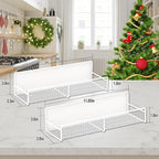 2 Pack Magnetic Spice Rack for Refrigerator, Rustproof Magnetic Shelf for Fridge - Image 6