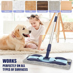 MEXERRIS Microfiber Floor Mop for Hardwood Laminate Tile Floor Cleaning: - Image 5