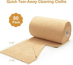 Greenfound Microfiber Cleaning Cloth Roll -80 Pack, Tear Away Towels, Reusable - Image 2