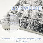 IOHOUZE Modern Abstract Area Rugs 5x7 Ft Washable Rugs - Image 5