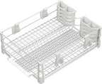 SIMPLE HOUSEWARE White Dish Drying Rack - Image 4