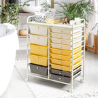 GOFLAME 15-Drawer Rolling Storage Cart, Utility Cart - Image 9