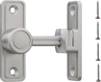 Barn Door Privacy Latch, 90°/180° Swing Slide Lock, Zinc-Alloy, Adhesive or by RETRIN