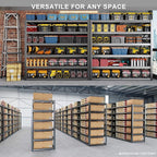 60" Wide Heavy Duty Garage Shelving Adjustable 6 Tier Garage Storage Shelves - Image 6