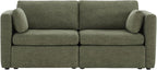 CHITA Small Modular Sectional Fabric Sofa Set, Extra Comfty Loveseat Cloud Couch - Image 5