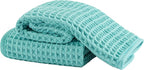 Microfiber Waffle Face Towels, 2 Pieces, Fast Drying, Lint Free by Unknown