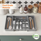 Lifewit Silverware Drawer Organizer, Expandable Utensil Organizer - Image 8