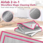 Glass Polishing Cloth Streak Free Miracle Microfiber Cleaning Cloth Lint Free - Image 4