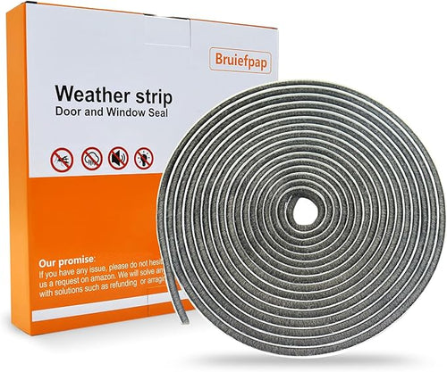 39.4FT Brush Weather Stripping, Neat Pile Self Adhesive Seal Strip by Bruiefpap