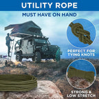 TECEUM Cotton Rope 3/16” – 100 FT – Strong All-Purpose Braided Rope – Natural - Image 6