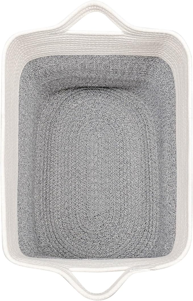 Storage Baskets for Clothes Fabric Cotton Rope Storage Basket - Image 8