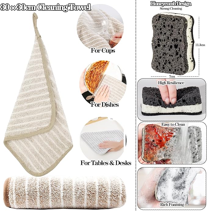 6Pcs Hand Broom Brush Beech Wood, Dust Brush, Duster - Image 4