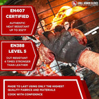 Grill Armor Oven Gloves 932°F Extreme Heat & Cut Resistant Oven Mitts - Image 2