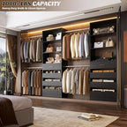 Aheaplus Closet System, 4-9Ft Closet Organizer - Image 2