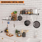 6 Pack Foldable Wall Shelf, Wall Mounted Garage Storage Shelves, Heavy Duty - Image 6