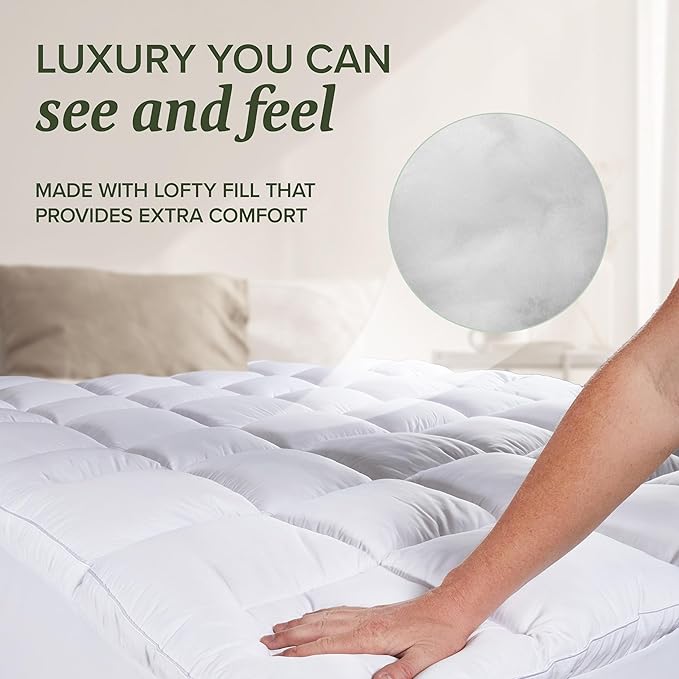 Beckham Hotel Collection Full Size Hybrid Mattress Protector & Pad - Image 5