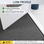 Amyracel Front Door Mat Outdoor Indoor Entrance, Heavy Duty Rubber Backing - Image 2