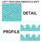 Evridwear Exfoliating Gloves for Shower, 100% Nylon Thick Soft Medium Heavy - Image 2
