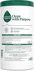 Seventh Generation Multi Surface Wipes All Purpose Cleaning Lemon Zest scent - Image 2