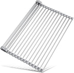 Tomorotec 17.7" x 12.5" Roll Up Dish Drying Rack Over Sink Drying Rack Sink by Tomorotec