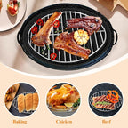 12inch Oval Roasting Rack for Oven, Gifts for Mom Men Wife, Stainless Steel - Image 5