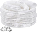 Dust Collection Hose 1-1/2 in × 5 ft Heavy Duty Clear Flexible PVC Reinforced by ZY-hosetube
