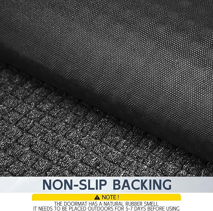 Indoor Outdoor Front Door Mats, Garage Entrance, Stain and Fade Resistant - Image 6