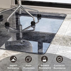 GLSLAND Office Chair Mat, 1/6" Thick Computer Floor Mat - Image 4