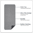 Bath Mat, Ultra Thin Bathroom Runner Rugs, Large Bath Mats - Image 2