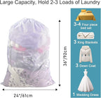 Polecasa Diamond Mesh Laundry Bags, Large Laundry Hamper Liner, Laundry Bag - Image 2