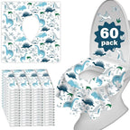 60 Pack Toilet Seat Covers Disposable, Extra Large Waterproof Toilet Cover by Unknown
