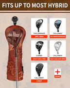 Golf Headcovers Golf Club Head Covers Four Leaf Clover Good Luck Charm - Image 4