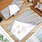 8 Pieces Large Jewelry Polishing Cloth Set Cleaning Cloths Silver Polishing - Image 7