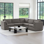 CHITA Oversized Modular Sectional Fabric Sofa Set, FSC Certified Extra Large 5 - Image 3