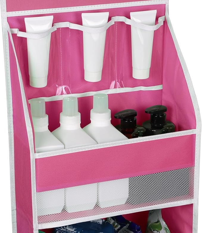 Univivi 5-Shelf Fabric Door Storage Over Door Hanging Organizer - Image 2