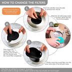 RED FACTOR Premium Compost Bin for Kitchen Countertop - Image 7