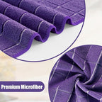 Homaxy Microfiber Kitchen Towels and Dishcloths Set, 12 Pack Soft and Absorbent - Image 2