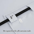 RYB HOME White Curtains for Bedroom - Image 6