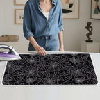 Spider Web Ironing Mat Black Heat Resistant Ironing Blanket Thick Portable - Image 4