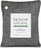 Moso Natural Air Purifying Bag 200g | Premium Bamboo Charcoal Odor Absorber by MosoNatural