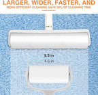 Large Lint Roller Pet Hair Remover 540 Adhesive Sheets Rollers 9.45 Extra - Image 4