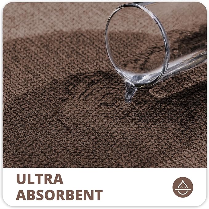 Bath Mat, Ultra Thin Bathroom Rugs, Rubber Bath Mats - Image 3
