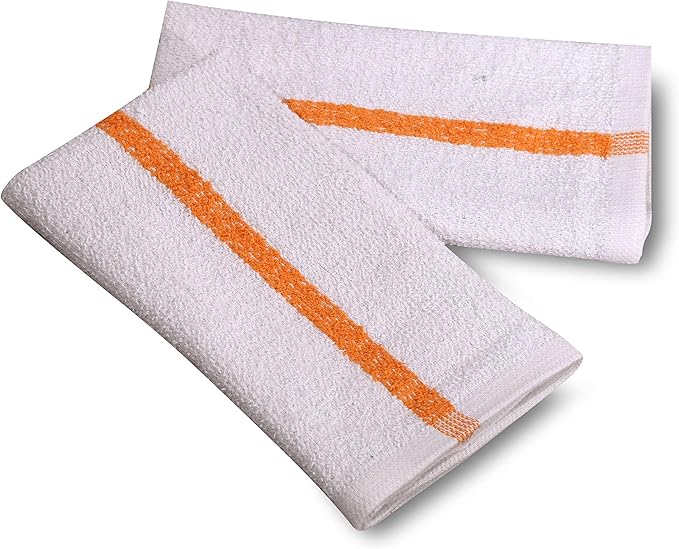 New Cotton Blend White Restaurant Bar Mops Kitchen Towels - Image 2