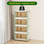 4 Tier Large Stackable Plastic Storage Bins - Image 5