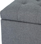 Joveco Storage Ottoman Bench Rectangular Fabric Organization Foot Rest - Image 5