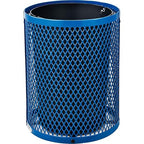 Global Industrial Outdoor Diamond Steel Trash Can - Image 3